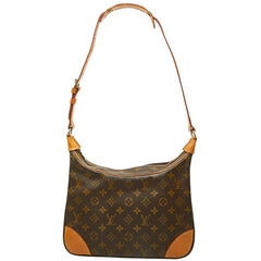 ルイ ヴィトン モノグラム ブローニュ30 ワンショルダー M51265 ブラウン PVC レザー レディース LOUIS VUITTON 中古