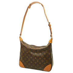 ルイ ヴィトン モノグラム ブローニュ30 ワンショルダー M51265 ブラウン PVC レザー レディース LOUIS VUITTON 中古