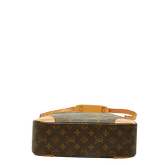 ルイ ヴィトン モノグラム ブローニュ30 ワンショルダー M51265 ブラウン PVC レザー レディース LOUIS VUITTON 中古