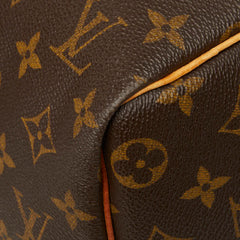 ルイ ヴィトン モノグラム キーポル45 ボストンバッグ ハンドバッグ M41428 ブラウン PVC レザー レディース LOUIS VUITTON 中古