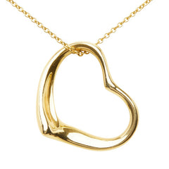 ティファニー オープンハート ネックレス K18YG イエローゴールド レディース TIFFANY&Co. 中古