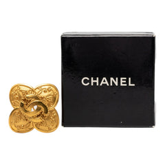 シャネル ココマーク ヴィンテージ ブローチ ゴールド メッキ レディース CHANEL 【中古】