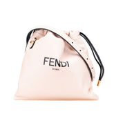 フェンディ ロゴ ショルダーバッグ 8BT337 ピンク レザー レディース FENDI 【中古】
