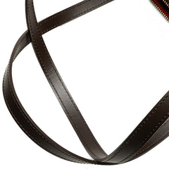 ルイ ヴィトン ダミエ パピヨン30 ハンドバッグ ショルダーバッグ N41210 ブラウン PVC レザー レディース LOUIS VUITTON 【中古】