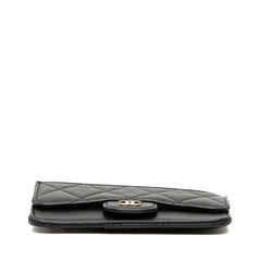 シャネル ココマーク マトラッセ カードケース コインケース フラグメントケース AP2570 ブラック ラムスキン レディース CHANEL 【中古】
