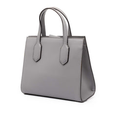 グッチ GGリボン ハンドバッグ ショルダーバッグ 2WAY 443089 グレー レザー レディース GUCCI 中古
