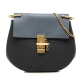 クロエ ドリュー チェーン ショルダーバッグ ブルー系 レザー レディース Chloe 【中古】