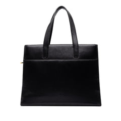 ロエベ アナグラム ハンドバッグ ブラック レザー レディース LOEWE 中古
