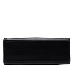 ロエベ アナグラム ハンドバッグ ブラック レザー レディース LOEWE 中古