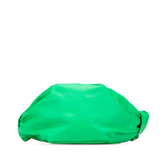 ボッテガヴェネタ ダブルノット ハンドバッグ グリーン レザー レディース BOTTEGAVENETA 【中古】