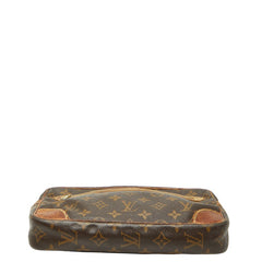 ルイ ヴィトン モノグラム マルリードラゴンヌGM セカンドバッグ M51825 ブラウン PVC レザー レディース LOUIS VUITTON 【中古】