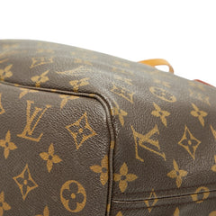 ルイ ヴィトン モノグラム ネヴァーフルPM ハンドバッグ トートバッグ M40155 ブラウン PVC レザー レディース LOUIS VUITTON 【中古】