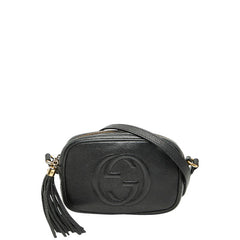 グッチ ソーホー ショルダーバッグ 347994 ブラック レザー レディース GUCCI 【中古】