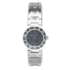 ブルガリ ブルガリブルガリ 腕時計 BB23SS クオーツ ブラック文字盤 ステンレススチール レディース BVLGARI 【中古】