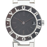 ブルガリ ブルガリブルガリ 腕時計 BB23SS クオーツ ブラック文字盤 ステンレススチール レディース BVLGARI 【中古】