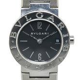 ブルガリ ブルガリブルガリ 腕時計 BB23SS クオーツ ブラック文字盤 ステンレススチール レディース BVLGARI 【中古】