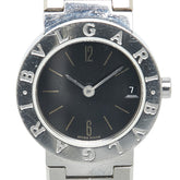 ブルガリ ブルガリブルガリ 腕時計 BB23SS クオーツ ブラック文字盤 ステンレススチール レディース BVLGARI 【中古】