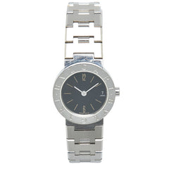 ブルガリ ブルガリブルガリ 腕時計 BB23SS クオーツ ブラック文字盤 ステンレススチール レディース BVLGARI 【中古】