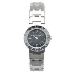 ブルガリ ブルガリブルガリ 腕時計 BB23SS クオーツ ブラック文字盤 ステンレススチール レディース BVLGARI 【中古】