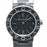 ブルガリ ブルガリブルガリ 腕時計 BB23SS クオーツ ブラック文字盤 ステンレススチール レディース BVLGARI 【中古】