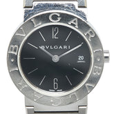 ブルガリ ブルガリブルガリ 腕時計 BB26SS クオーツ ブラック文字盤 ステンレススチール レディース BVLGARI 【中古】