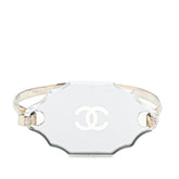 シャネル ココマーク ミラー バングル シルバー メタル レディース CHANEL 【中古】