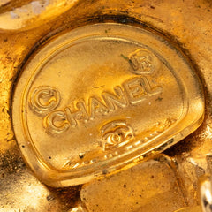 シャネル キルティング マトラッセ デザイン イヤリング ゴールド メッキ レディース CHANEL 【中古】