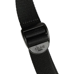 セリーヌ トレッキング モバイルポーチ 斜め掛け ミニショルダーバッグ ブラック キャンバス レディース CELINE 【中古】