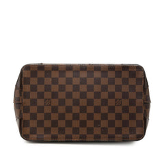 ルイ ヴィトン ダミエ ハムステッドPM ハンドバッグ トートバッグ N51205 ブラウン PVC レザー レディース LOUIS VUITTON 【中古】