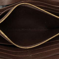 ルイ ヴィトン ダミエ ポルトフォイユ サラ 長財布 N63209 ブラウン PVC レザー メンズ LOUIS VUITTON 中古