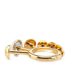 ルイ ヴィトン リング 指輪 #M M63163 ゴールド シルバー メッキ レディース LOUIS VUITTON 【中古】