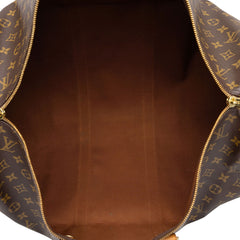 ルイ ヴィトン モノグラム キーポル55 ボストンバッグ ハンドバッグ M41424 ブラウン PVC レザー ユニセックス LOUIS VUITTON 中古