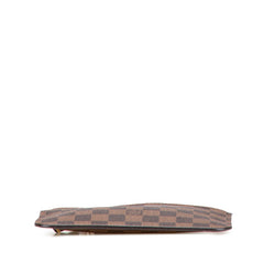 ルイ ヴィトン ダミエ ネヴァーフルPM 付属 ポーチ ブラウン PVC レザー レディース LOUIS VUITTON 【中古】
