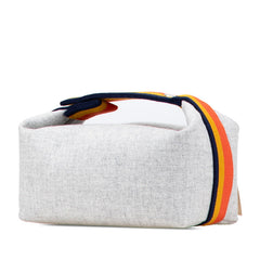 エルメス ブリッド ア ブラックPM ポーチ ミニハンドバッグ ロカバール グリスフランネル ウール レディース HERMES 【中古】