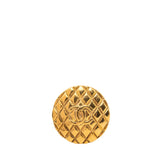 シャネル ココマーク マトラッセ ブローチ ゴールド メッキ レディース CHANEL 【中古】