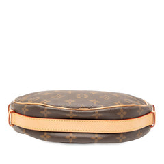 ルイ ヴィトン モノグラム クロワッサン ショルダーバッグ M46828 ブラウン PVC レザー レディース LOUIS VUITTON 【中古】