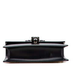 ブルガリ セルペンティ フォーエバー ビジュー チェーン ショルダーバッグ ブラック レザー レディース BVLGARI 【中古】