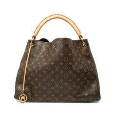 ルイ ヴィトン モノグラム アーツィーMM トートバッグ ワンショルダーバッグ M40249 ブラウン PVC レザー レディース LOUIS VUITTON 中古