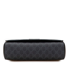 グッチ GGスプリーム ショルダーバッグ クロスボディバッグ 771167 ブラック PVC レザー レディース GUCCI 【中古】