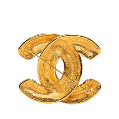 シャネル ココマーク マトラッセ ブローチ ゴールド メッキ レディース CHANEL 中古