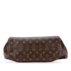 ルイ ヴィトン モノグラム ラスパイユPM トートバッグ ハンドバッグ M40608 ブラウン PVC レザー レディース LOUIS VUITTON 【中古】