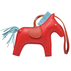 エルメス ロデオチャームMM バッグチャーム キーホルダー A刻印 カプシーヌ セレスト アニョーミロ レディース HERMES 【中古】