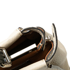 フェンディ セレリア ピーカブー レギュラー ハンドバッグ ショルダーバッグ 2WAY 8BN290 アイボリー ホワイト レザー レディース FENDI 【中古】