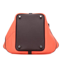 エルメス ピコタンロック カーゴPM ハンドバッグ ローズテキサス ルージュセリエ ピンク ヴォースイフト トワルゴエラン レディース HERMES 【中古】