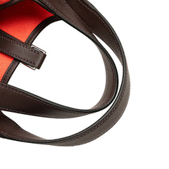 エルメス ピコタンロック カーゴPM ハンドバッグ ローズテキサス ルージュセリエ ピンク ヴォースイフト トワルゴエラン レディース HERMES 【中古】