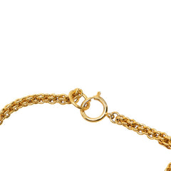 シャネル ココマーク ヴィンテージ チェーン ネックレス ゴールド メッキ レディース CHANEL 中古