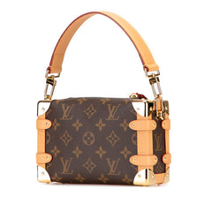 ルイ ヴィトン モノグラム サイドトランクPM ハンドバッグ ショルダーバッグ 2WAY M46815 ブラウン PVC レザー レディース LOUIS VUITTON 【中古】
