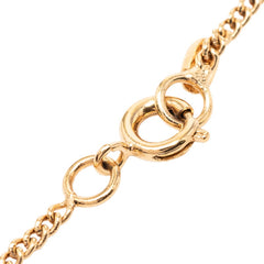 シャネル カメリア ココマーク ネックレス ゴールド ホワイト メッキ エナメル レディース CHANEL 【中古】