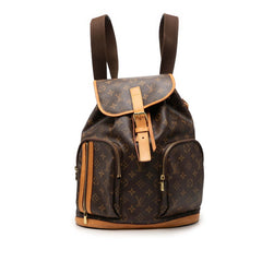 ルイ ヴィトン モノグラム サック ア ド ボスフォール リュック バックパック M40107 ブラウン PVC レザー レディース LOUIS VUITTON 【中古】