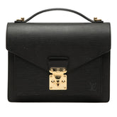 ルイ ヴィトン エピ モンソー ハンドバッグ M52122 ノワール ブラック レザー レディース LOUIS VUITTON 【中古】